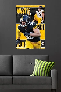 NFL Pittsburgh Steelers - T.J. Watt 24 Wall Poster, 22.375" x 34"