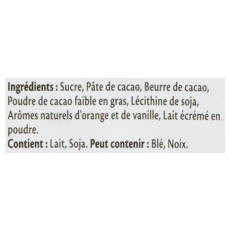 Chocolat noir à l'orange Terry's