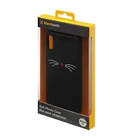 Étui souple en plastique à la mode pour iPhone XR blackweb (Noir)