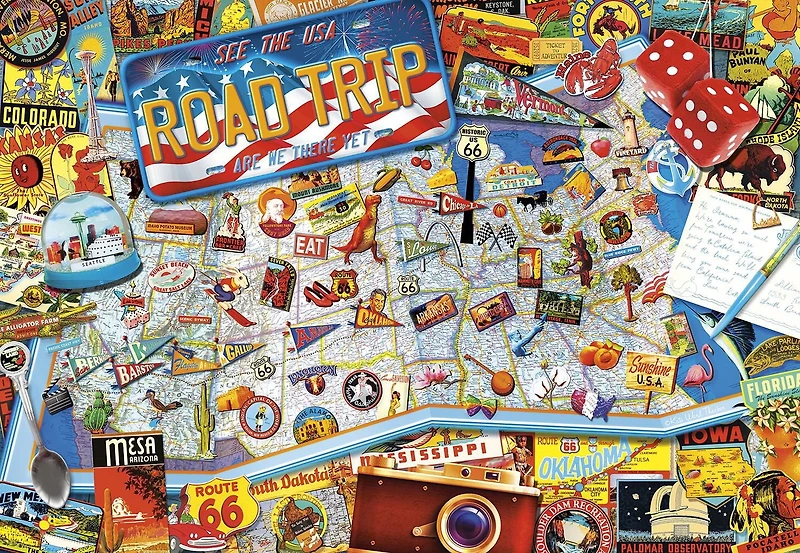 Casse-tête 2000 Piece - Art & Photo Series - Are We There Yet? - Jigsaw de Buffalo Games