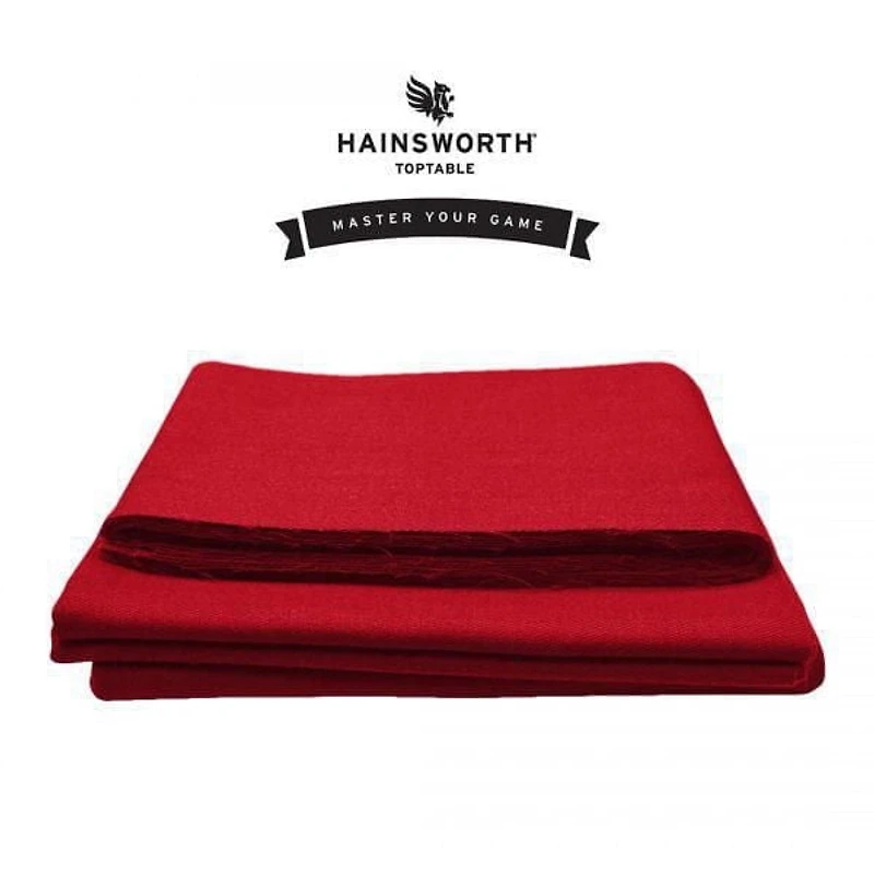 TAPIS DE BILLARD PROFESSIONNEL HAINSWORTH ELITE PRO ROUGE 8'