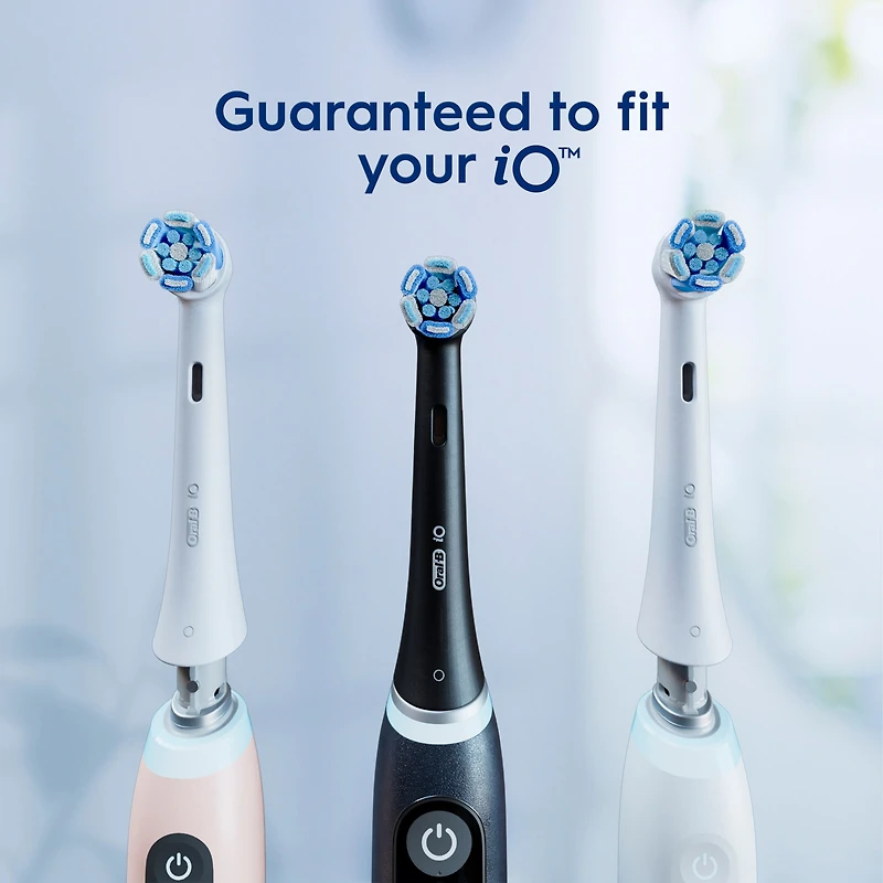 Brossettes de rechange Oral-B iO Nettoyage optimal, noir
