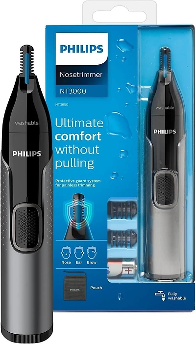 Philips Nose Trimmer Series 3000, NT3650/26, Nose Trimmer