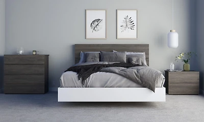 Ensemble de chambre à coucher 4 pièces Pure
