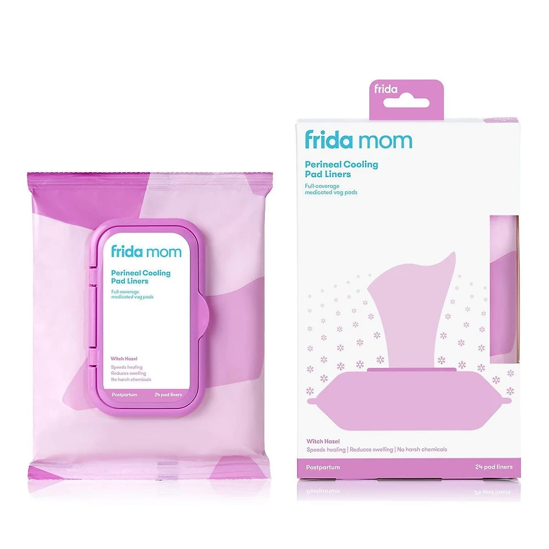 Frida Mom - Women, Newborn Baby Hospital Packing Kit - Labour and Delivery + Postpartum Recovery Kit - Hospital Bag Nursing Gown, Socks, Peri Bottle, Disposable Underwear, Ice Maxi Pads, Pad Liners, P, One Size