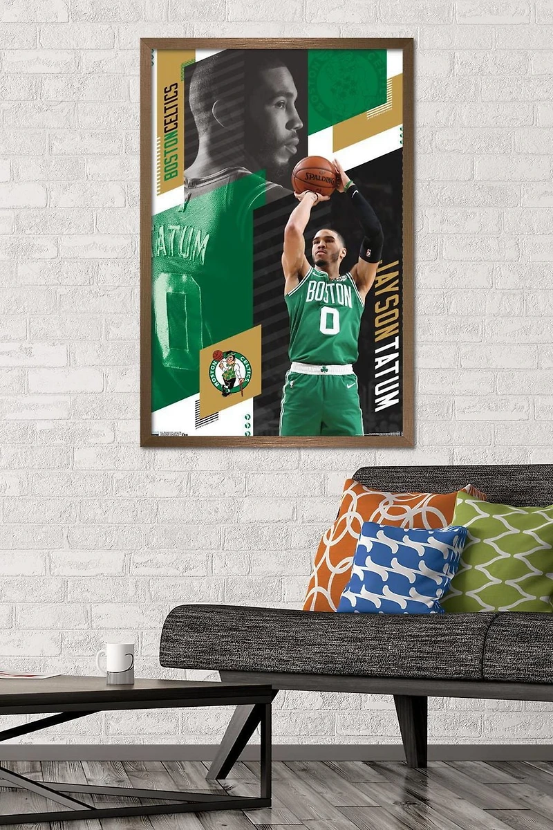 NBA Boston Celtics - Jayson Tatum 19 Wall Poster, 22.375" x 34"