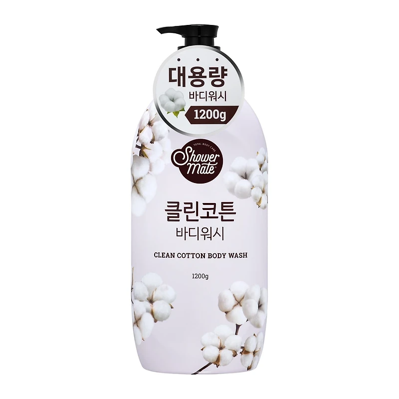 Shower Mate Gel de Douche au Coton Propre