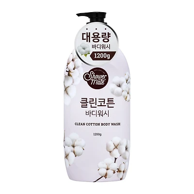 Shower Mate Gel de Douche au Coton Propre