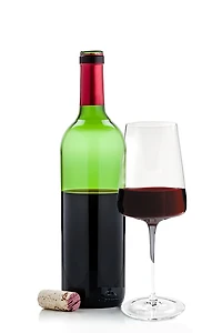 Better Homes & Gardens Clear Flared Red Wine Glass with Stem, 4 Pack, Red Wine Glass