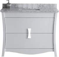 Imaginations Américaines 47,6 pouces W Vanity Set Blanc