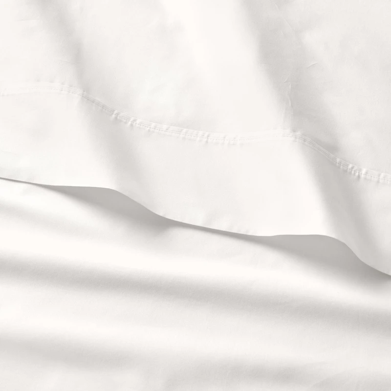 Better Homes & Gardens 300 Thread Count Cool & Crisp 4-Piece Cotton Percale Sheet Set, King Sheet Set