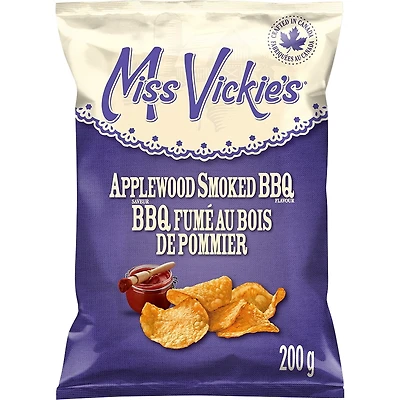 Croustilles cuites à la marmite Miss Vickie’s Saveur BBQ fumé au bois de pommier