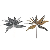 Spray Poinsettia Veineux - Lot De 6