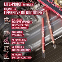 Rimmel Oh My Plump! Lip Shaper, 050 Café Latte, Peptide-Infused Lip Liner, Ultra-Creamy, Transfer-Resistant