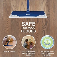 Bona Hardwood Floor Disposable Wet Cleaning Pads, 12 Count, Quick and Easy Cleaning