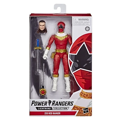 Power Rangers Lightning Collection Zeo, figurine de collection haut de gamme de 15 cm du Ranger rouge, avec accessoires