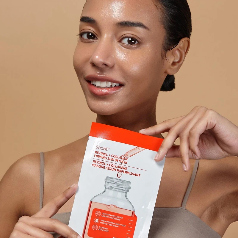 Soo'AE MASQUE SÉRUM RAFERMISSANT RÉTINOL + COLLAGÈNE Volume - net 0,7 oz. / 20 g