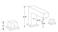 16-in. W Round Bathroom Undermount Sink Set In Biscuit - Chrome Hardware AI-22869