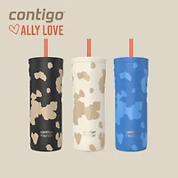 Tasse avec paille en acier inoxydable Contigo Streeterville 2.0, 709 ml (24 oz)