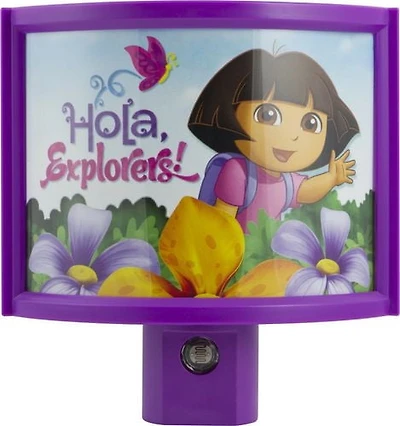 Veilleuse à DEL avec détection du niveau de lumière Dora l'exploratrice Nickelodeon® de Jasco, 13406