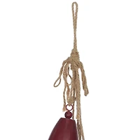 Temps de vacances PL18in métal cloches rouges ornement décor à la maison