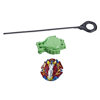 Beyblade Burst Turbo Slingshock - Kit de départ Xcalius X4 – Toupie de combat avec propulseur à rotation droite/gauche