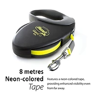 Flexi Giant Moyen 8m Bande Rétractable Chien Laisse