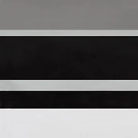 Rideau ou doublure de rideau de douche à rayure James en PEVA Mainstays 178 cm x 183 cm, noir