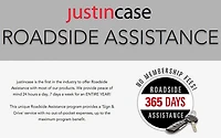 Justin Case 12 foot 8 Gauge Booster Cables, 12ft 8ga Booster Cables