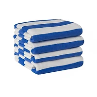 Mainstays Cabana Stripe Beach Towel, 4-Pack