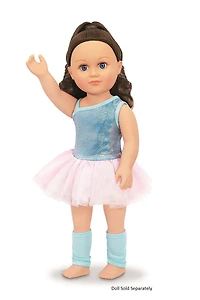 My Life As Ballerina Fashion Set for 18-inch Doll, 3 Pieces Included, Blue and Pink
