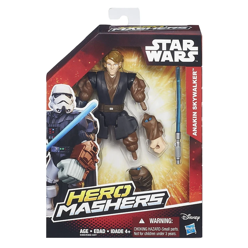 Star Wars Hero Mashers Épisode III Figurine d'Anakin Skywalker