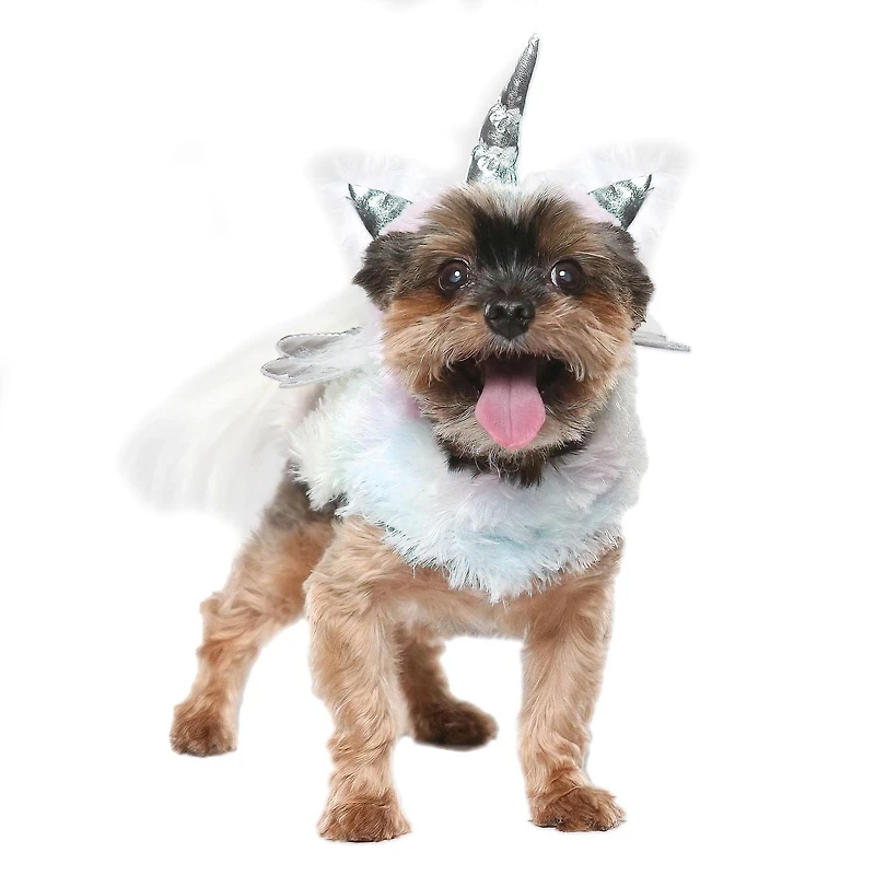 Costume d'Halloween Way to Celebrate pour animal de compagnie: Licorne, taille XS-XL