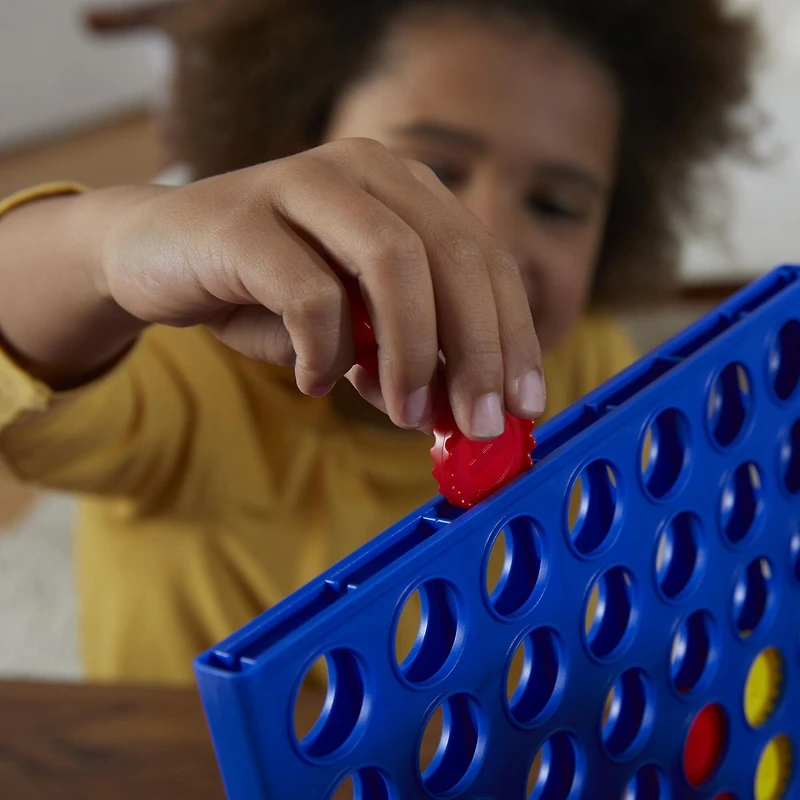 Jeu Connect 4, inclut un feuillet d'activités pour enfants jeu de stratégie, grille Connect 4, 4 en ligne, à partir de 6 ans