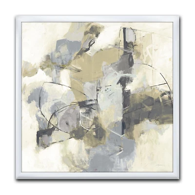 Designart Glam Crème Rêve III Art mural encadré