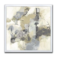 Designart Glam Crème Rêve III Art mural encadré
