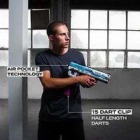 XSHOT SKINS Pro Series Fury-X by ZURU with 40 Darts, Air Pocket Technology Darts and Dart Storage, Outdoor Toy for Boys and Girls, Teens and Adults, Foam Blaster