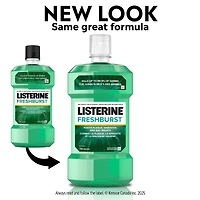 Listerine Fresh Burst Antiseptic Mouthwash, 1 L