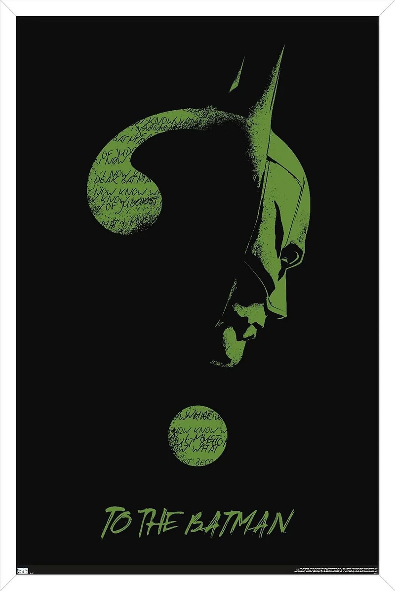 DC Comics The Batman - Riddler Wall Poster, 22.375" x 34" Framed