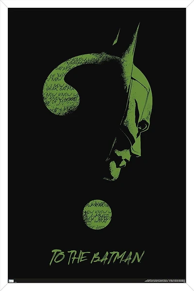 DC Comics The Batman - Riddler Wall Poster, 22.375" x 34" Framed