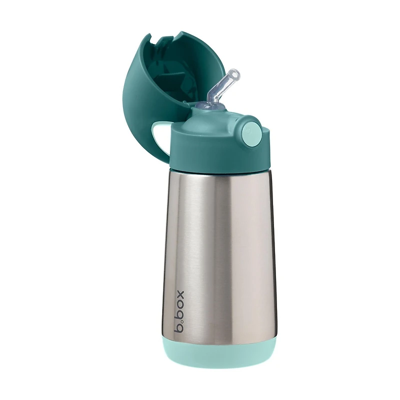 b.box - 12 oz Insulated Water Bottle: Keeps Drinks Cold up to 8 Hours, Warm up to 6 Hours. Double Wall Stainless Steel Bottle.