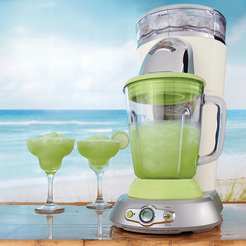 Mélangeur de boissons glacées Margaritaville Bahamas, mixeur à boissons glacées pour margaritas et smoothies, capacité de 36 oz DM0500-33, couleur crème