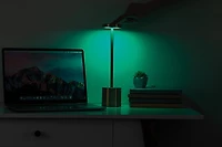 Merkury Innovations 10.5" Metal Muticolor LED Touch Lamp Gold, Metal LED Touch Lamp Gold