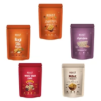 Aliments rôtis Makhana Sel de l’Himalaya, 70g Rôti non frit, sans gluten