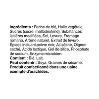 GRISSOL BAGUETTES BOUCHEES fromage romano et poivre noir
