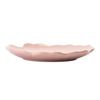 Way to Celebrate Pink Floral Ceramic Appetizer Plate, 7.48inch x 7.2inch x 0.98inch, 1 piece
