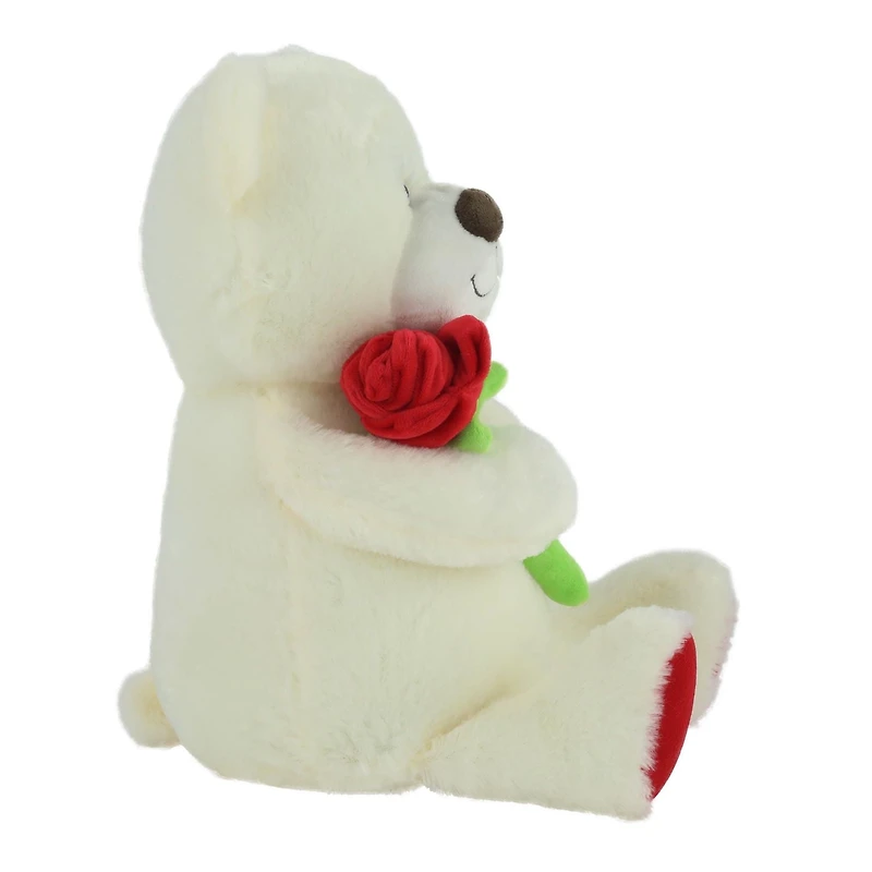 Way To Celebrate Valentine’s Day Truly Bear Plush Toy, White 