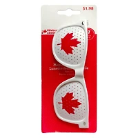 Way to Celebrate White Maple Leaf Glasses