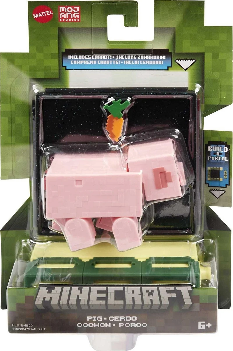 Minecraft Pig Figure