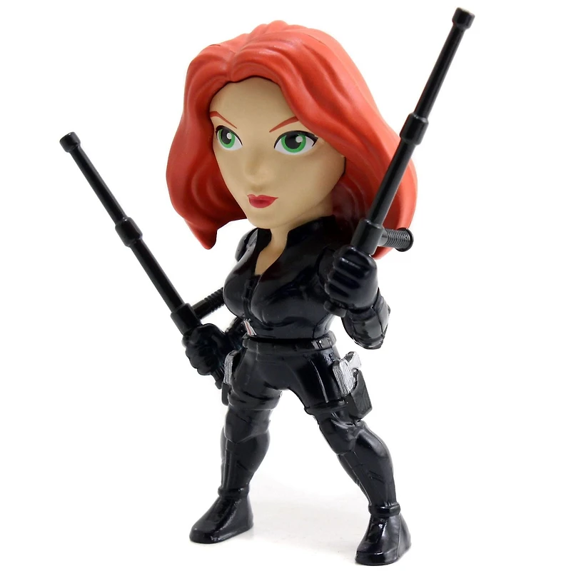 Captain America JADA Toys Metals 4" Black Widow Diecast Figure